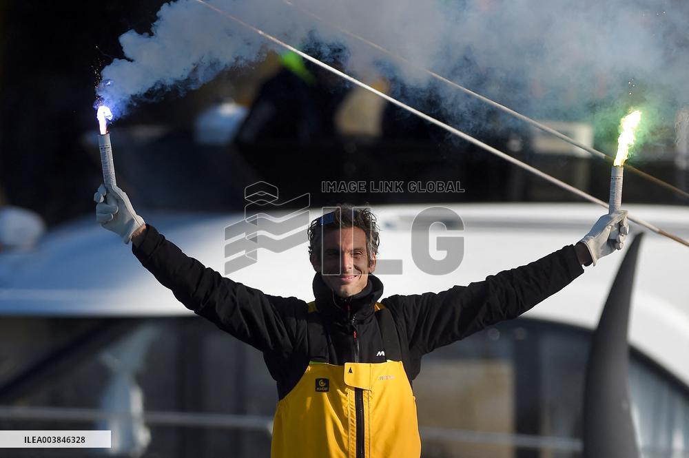 Charlie Dalin Wins Vendee Globe in Record Time - Sables-d'Olonne