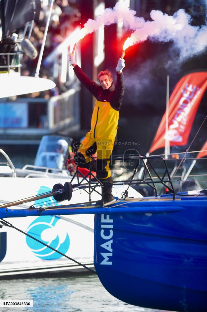 Charlie Dalin Wins Vendee Globe in Record Time - Sables-d'Olonne