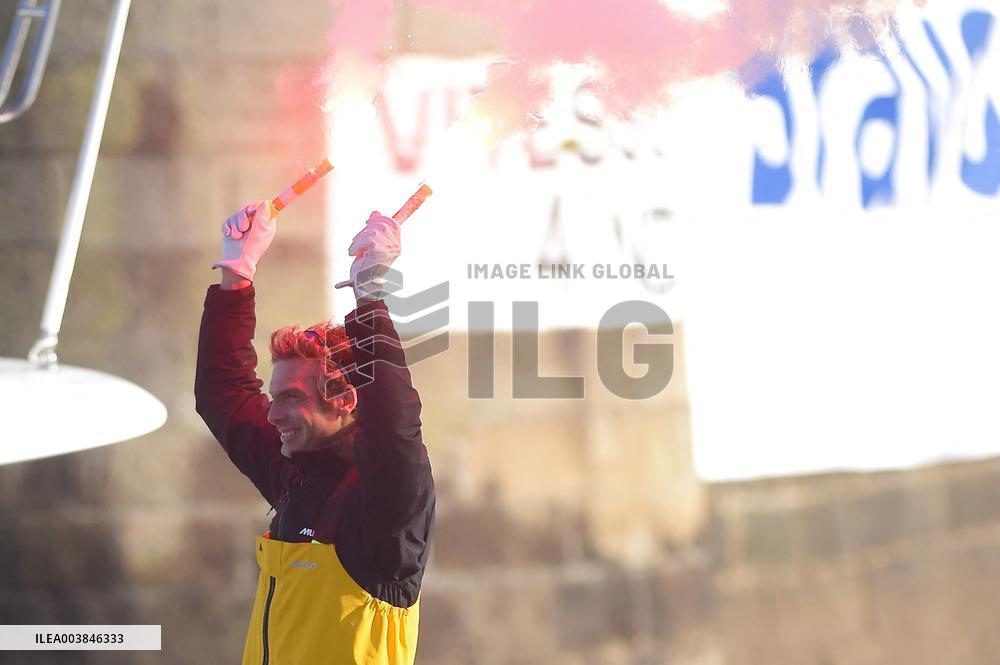 Charlie Dalin Wins Vendee Globe in Record Time - Sables-d'Olonne