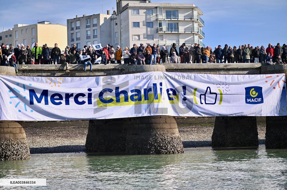 Charlie Dalin Wins Vendee Globe in Record Time - Sables-d'Olonne