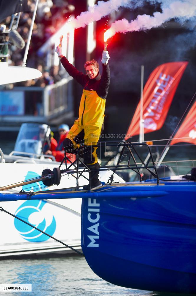 Charlie Dalin Wins Vendee Globe in Record Time - Sables-d'Olonne
