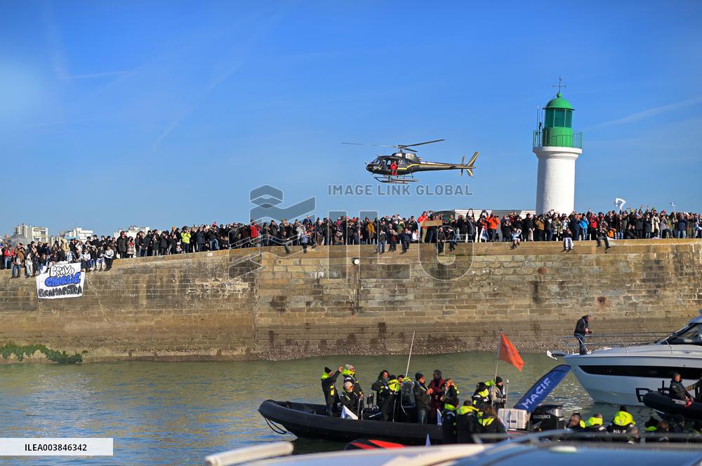 Charlie Dalin Wins Vendee Globe in Record Time - Sables-d'Olonne