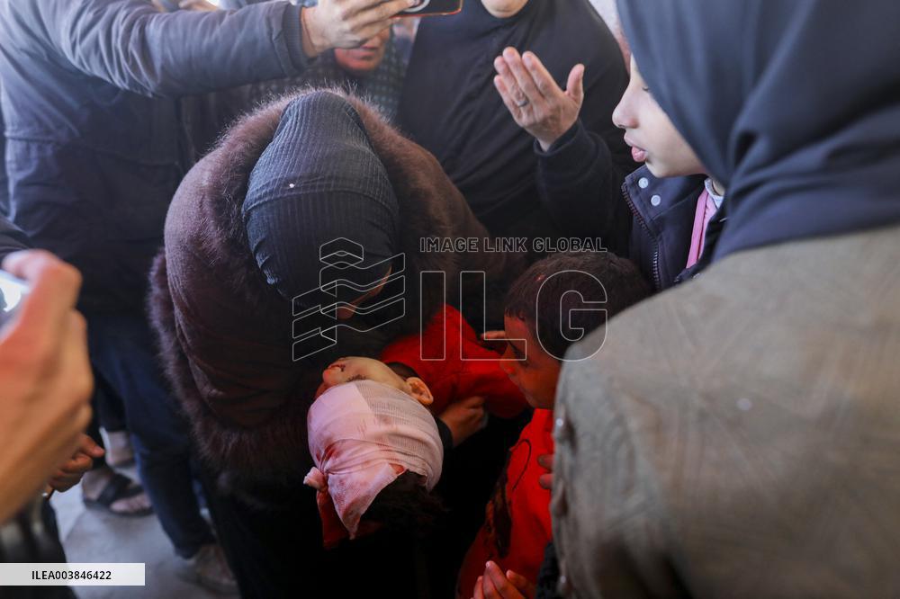 Israeli Attacks On The Gaza Strip Continue