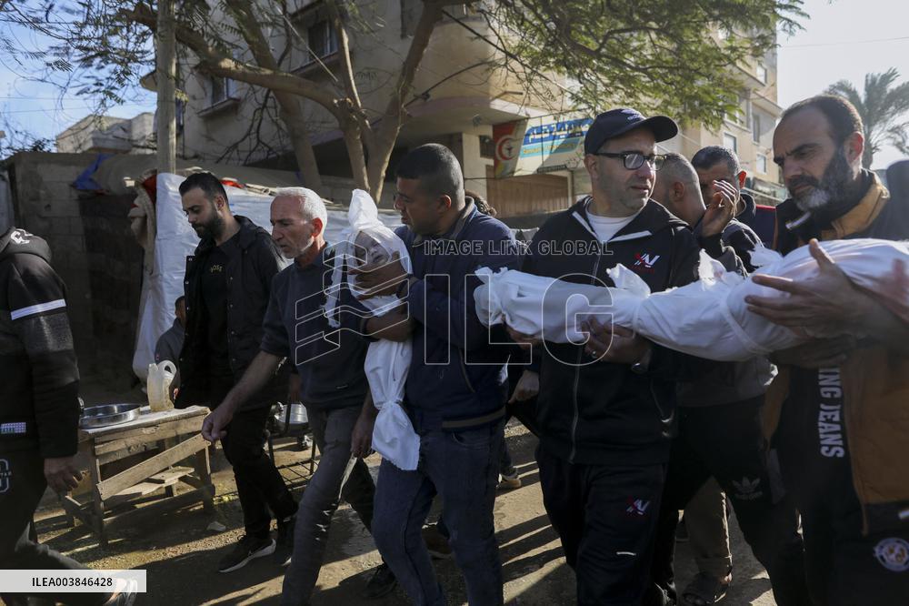 Israeli Attacks On The Gaza Strip Continue