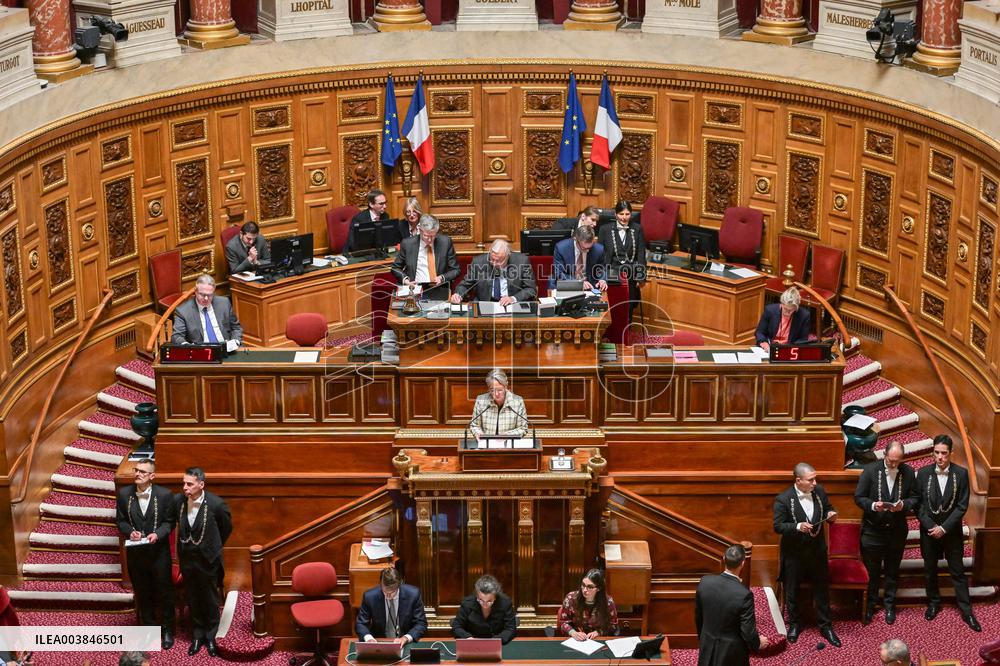 Announcement of the Government Statement at the Senate in Pars FA