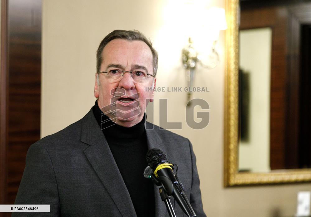 Briefing by German Defense Minister Boris Pistorius