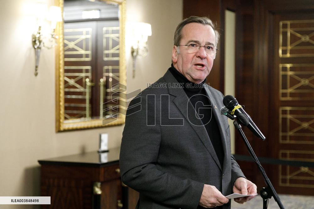 Briefing by German Defense Minister Boris Pistorius