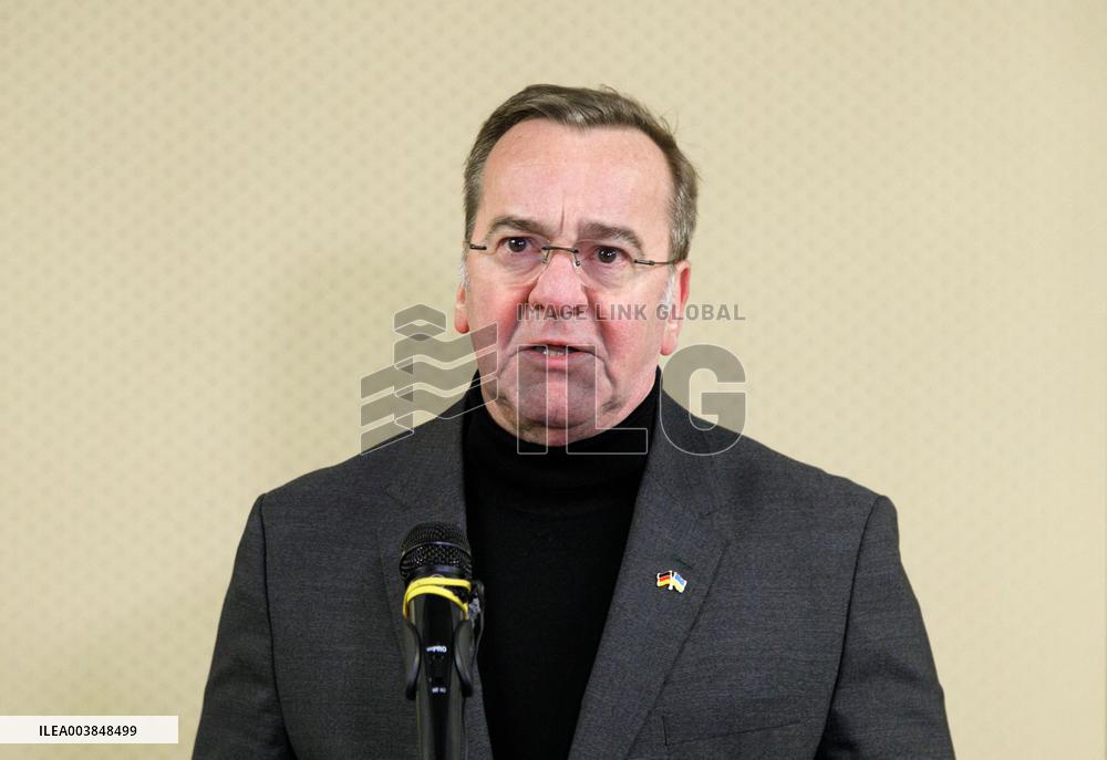 Briefing by German Defense Minister Boris Pistorius