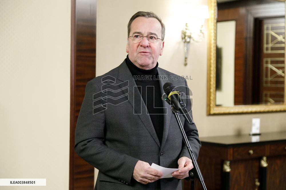 Briefing by German Defense Minister Boris Pistorius