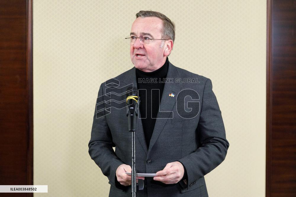Briefing by German Defense Minister Boris Pistorius