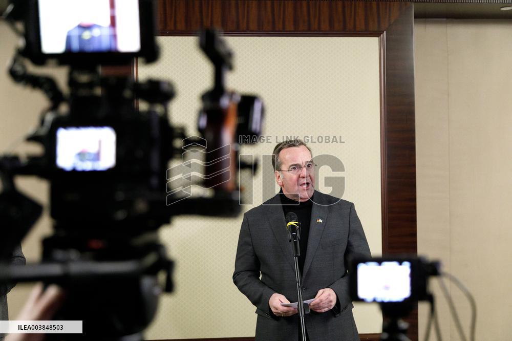 Briefing by German Defense Minister Boris Pistorius
