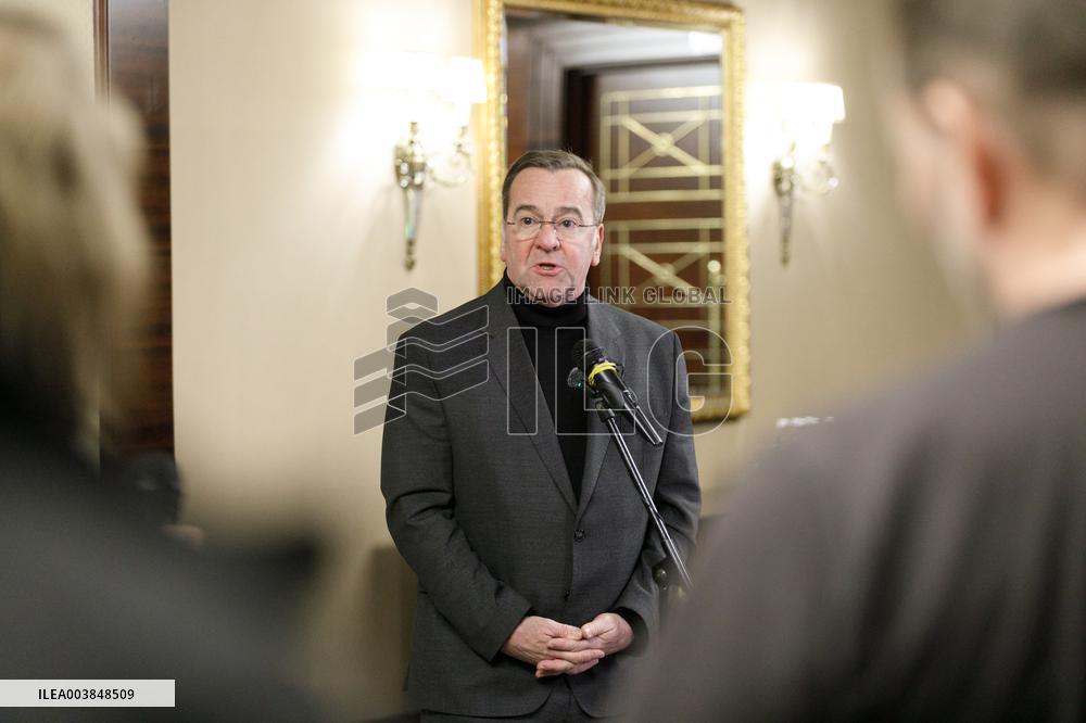 Briefing by German Defense Minister Boris Pistorius