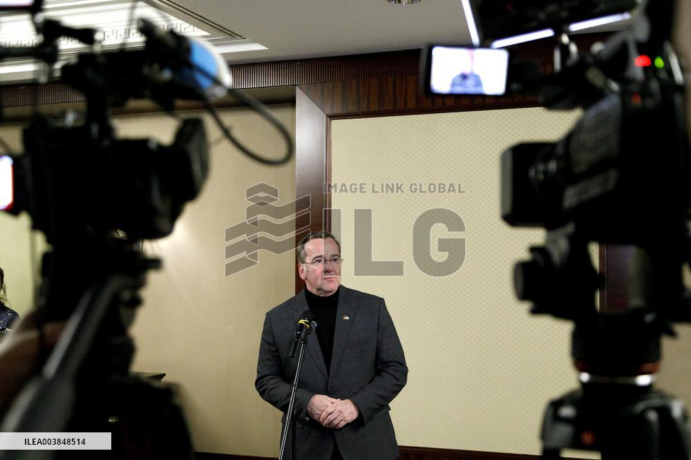 Briefing by German Defense Minister Boris Pistorius
