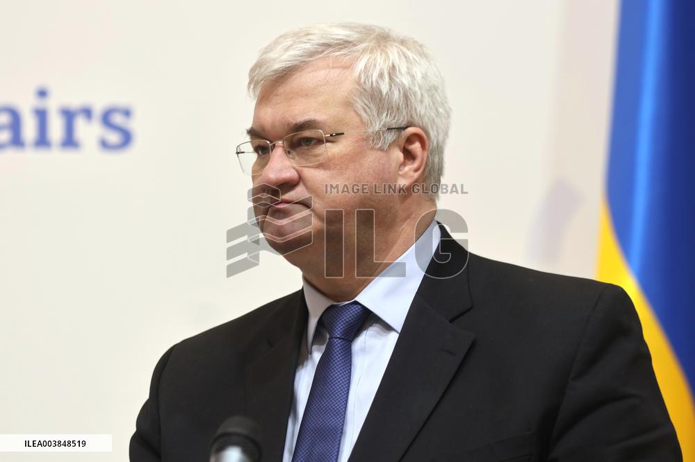 Press conference of Foreign Ministers of Ukraine and Estonia