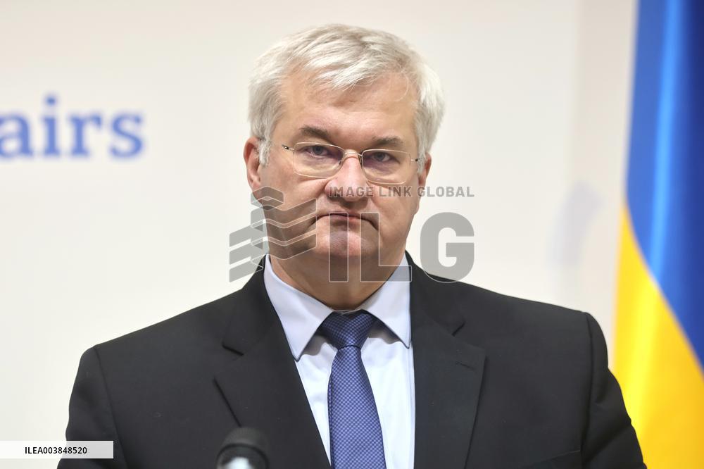 Press conference of Foreign Ministers of Ukraine and Estonia