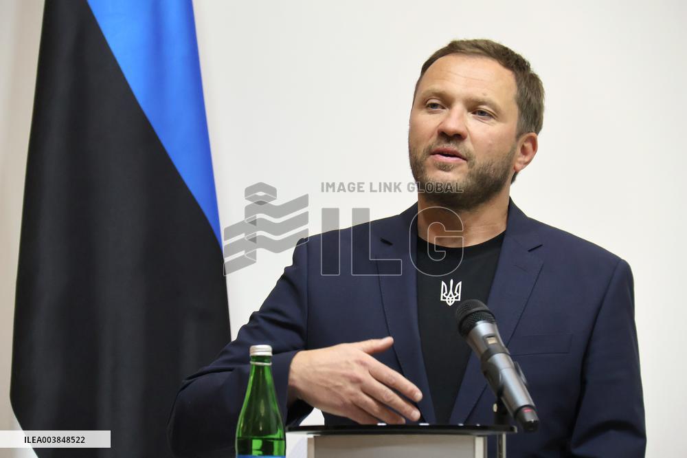 Press conference of Foreign Ministers of Ukraine and Estonia