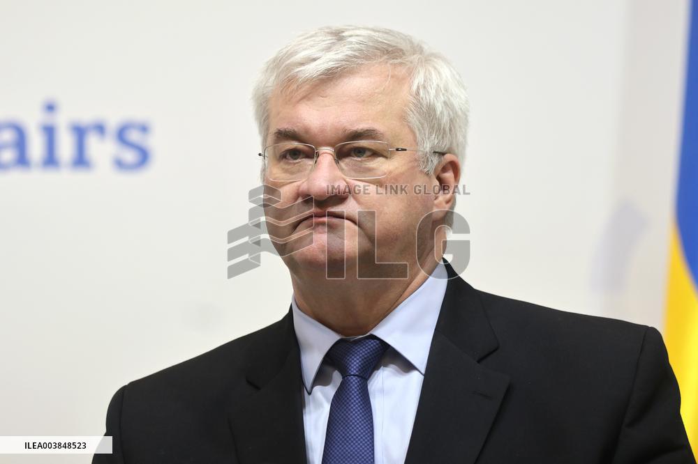 Press conference of Foreign Ministers of Ukraine and Estonia