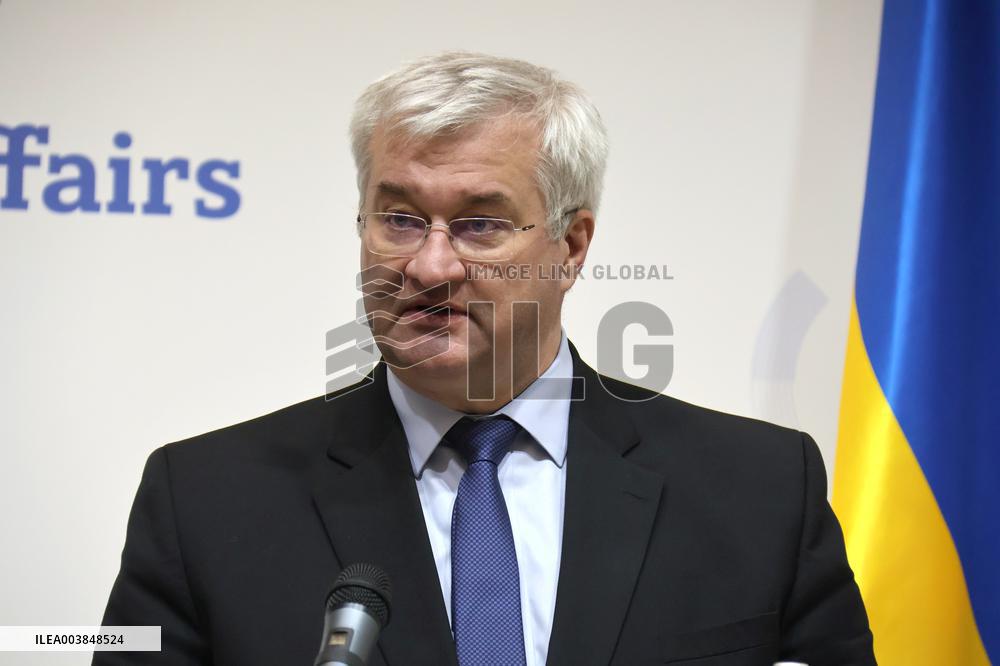 Press conference of Foreign Ministers of Ukraine and Estonia