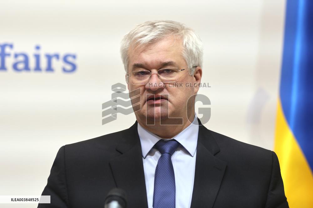 Press conference of Foreign Ministers of Ukraine and Estonia