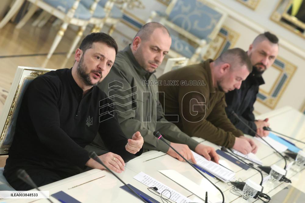 Volodymyr Zelenskyy meets with Boris Pistorius