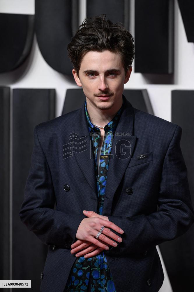 A Complete Unknown Premiere - London