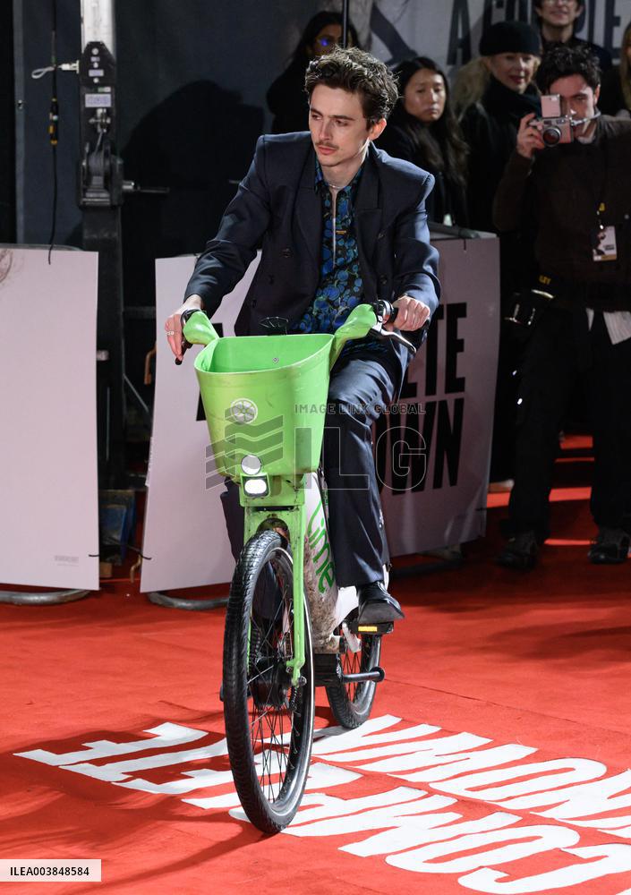 A Complete Unknown Premiere - London