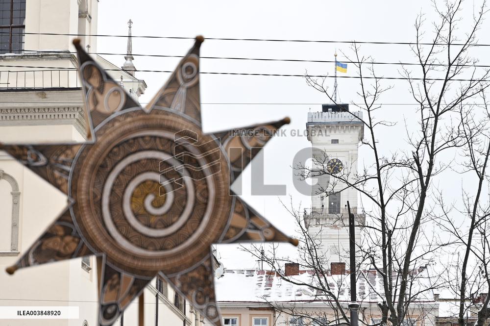 Festival of Ukrainian winter folklore held in downtown Lviv