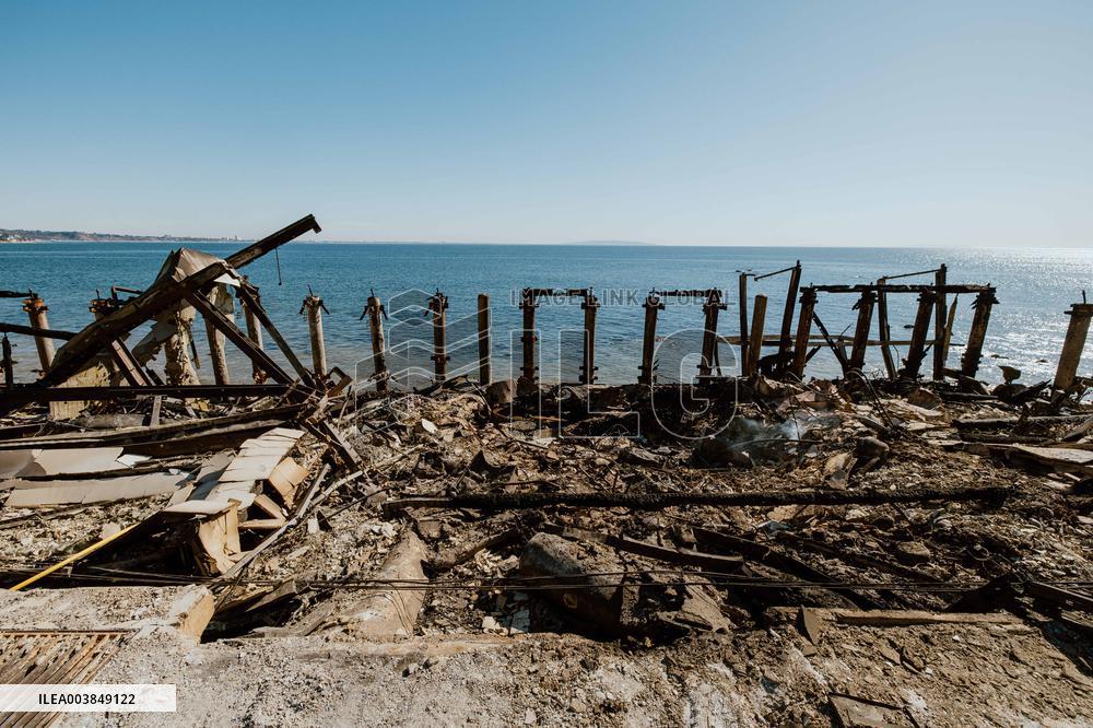Aftermath Of Los Angeles Wildfires