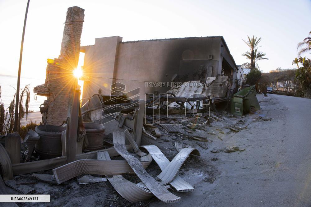 Aftermath Of Los Angeles Wildfires
