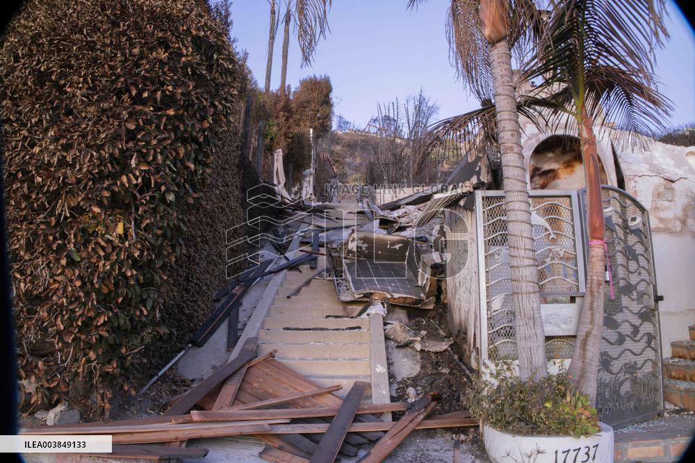 Aftermath Of Los Angeles Wildfires