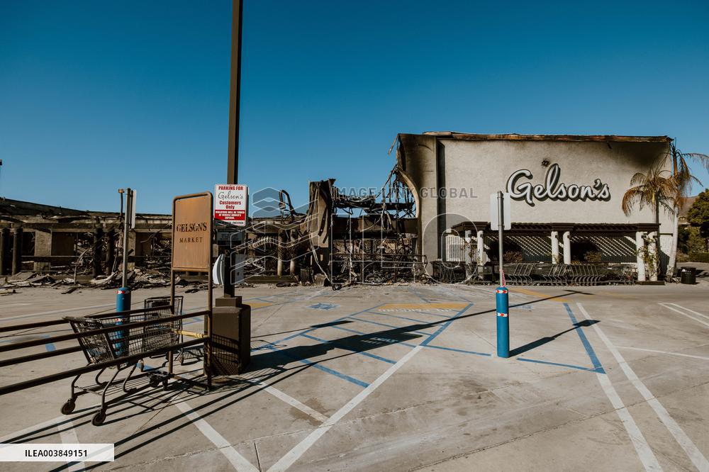 Aftermath Of Los Angeles Wildfires