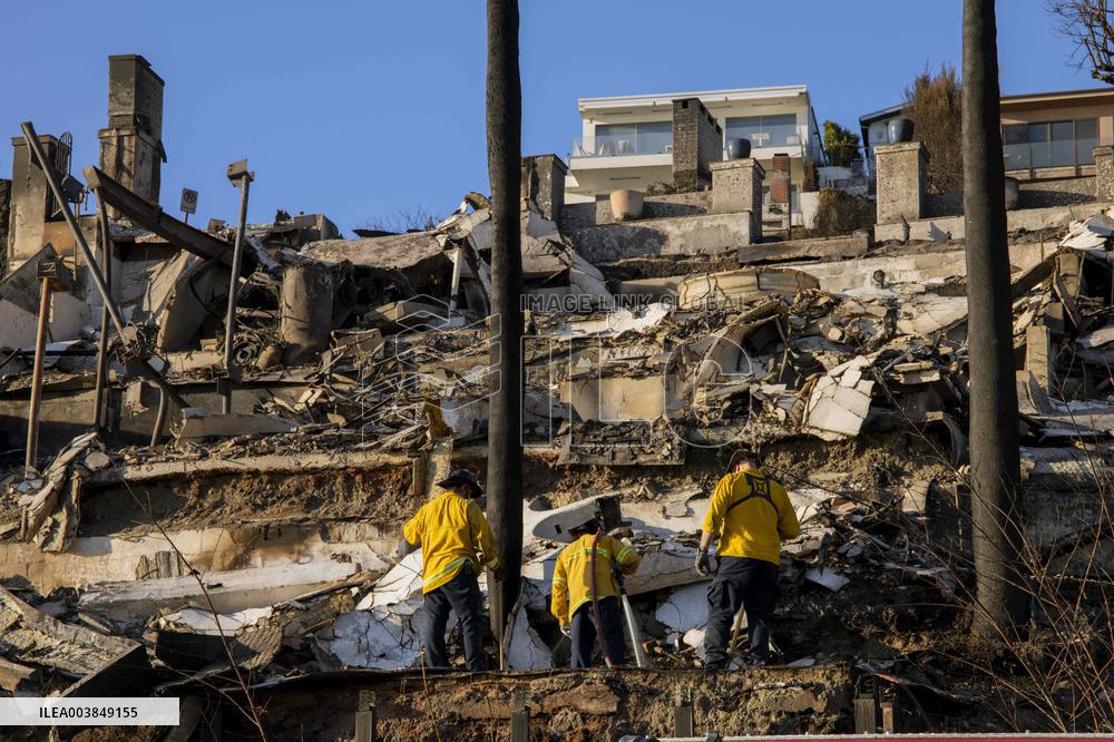 Aftermath Of Los Angeles Wildfires
