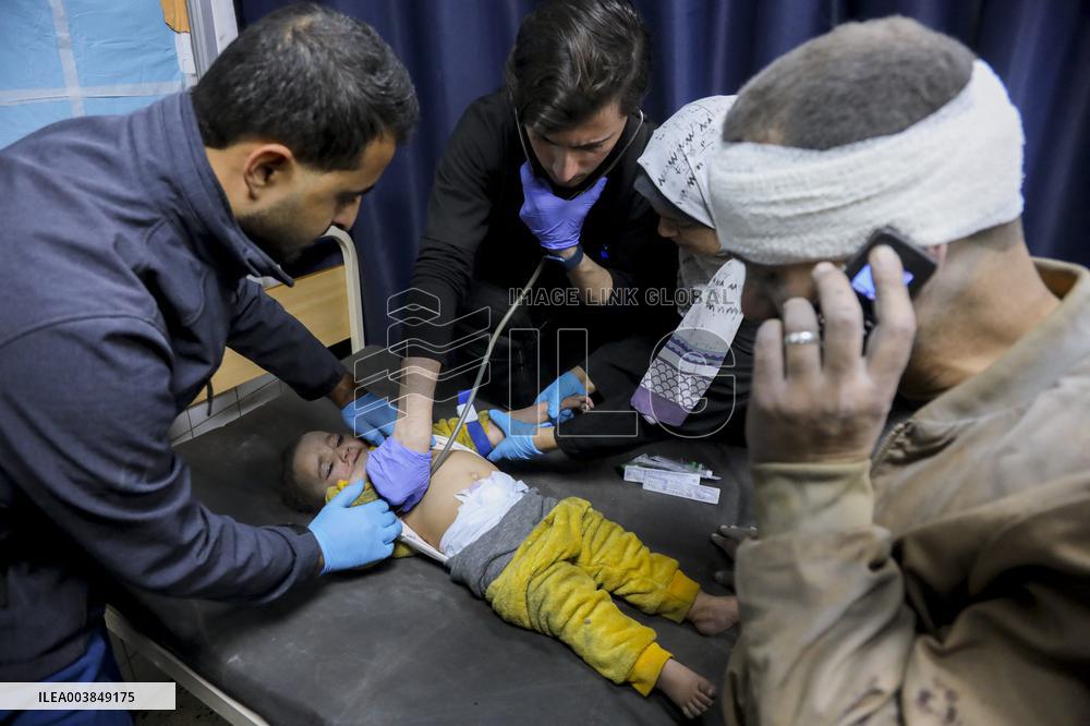 Israeli Attacks On The Gaza Strip Continue