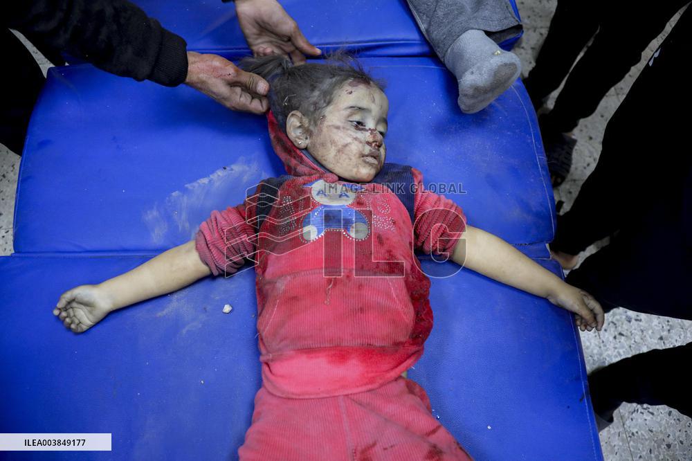 Israeli Attacks On The Gaza Strip Continue