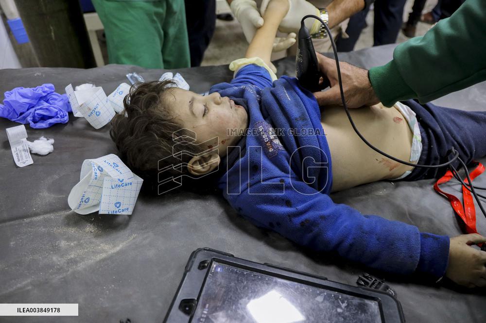 Israeli Attacks On The Gaza Strip Continue