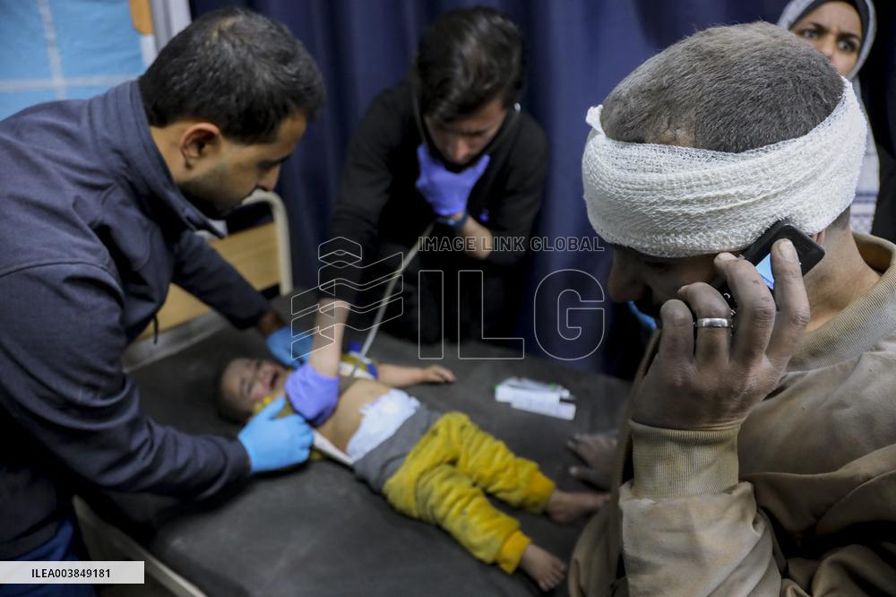 Israeli Attacks On The Gaza Strip Continue