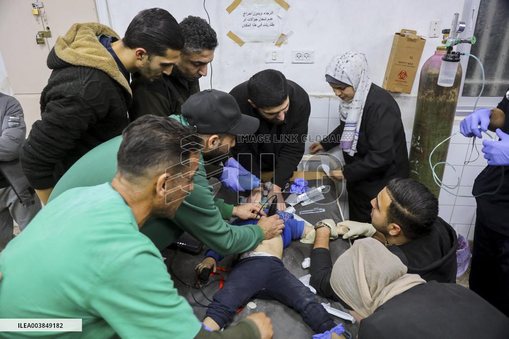 Israeli Attacks On The Gaza Strip Continue