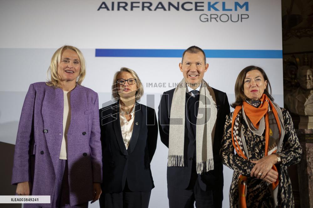 Air France-KLM End of The Year News Conference - Paris