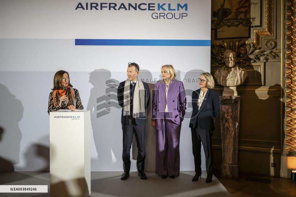 Air France-KLM End of The Year News Conference - Paris