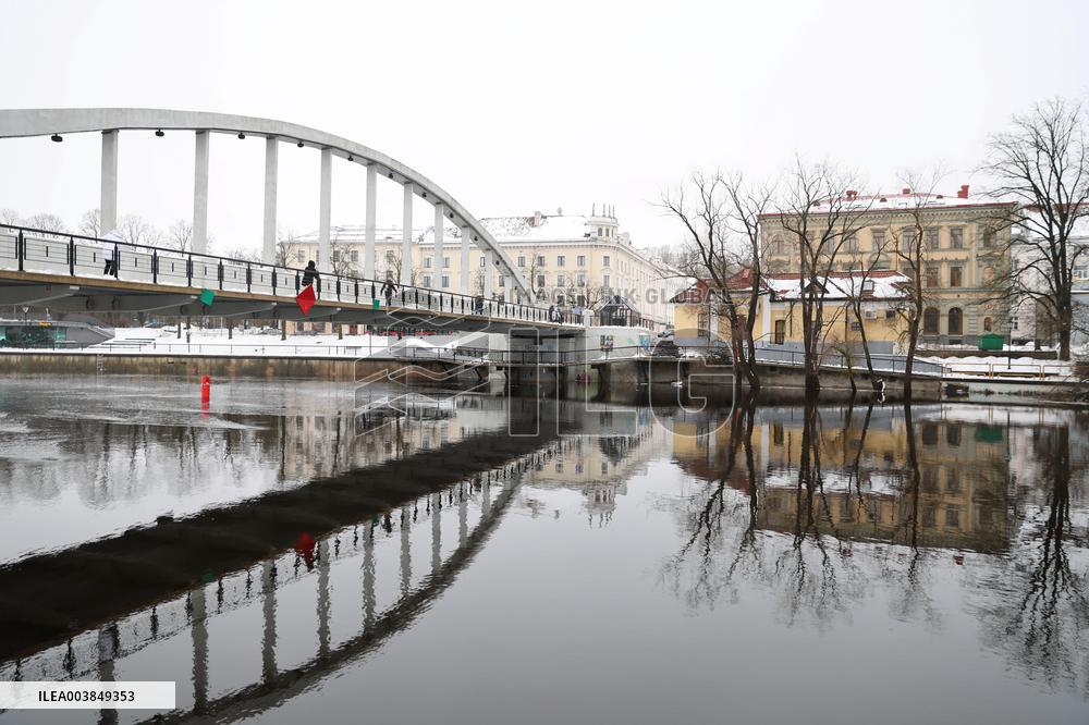 Emajõgi River's rising water levels
