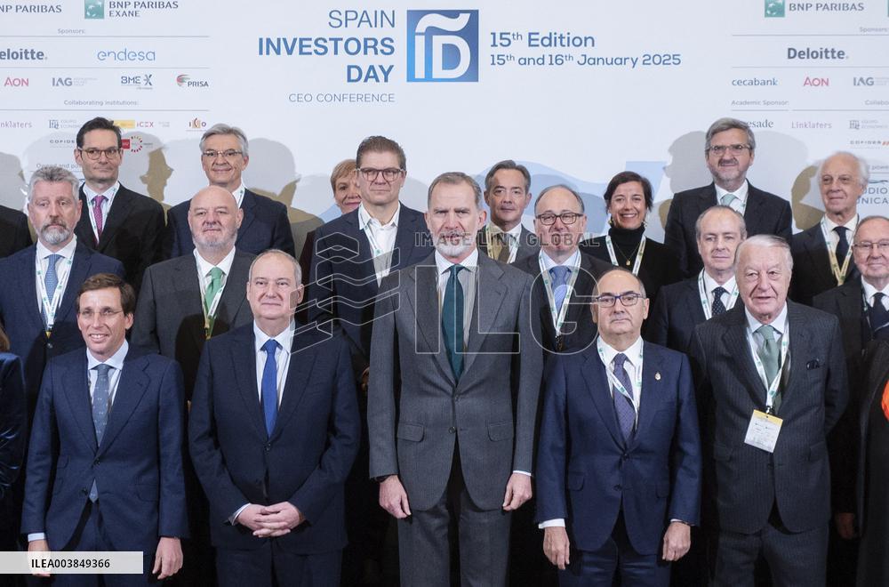 King Felipe VI Inaugurates The Spain Investors Day  - Madrid