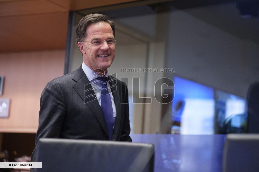 Mark Rutte At European Parliament - Brussels