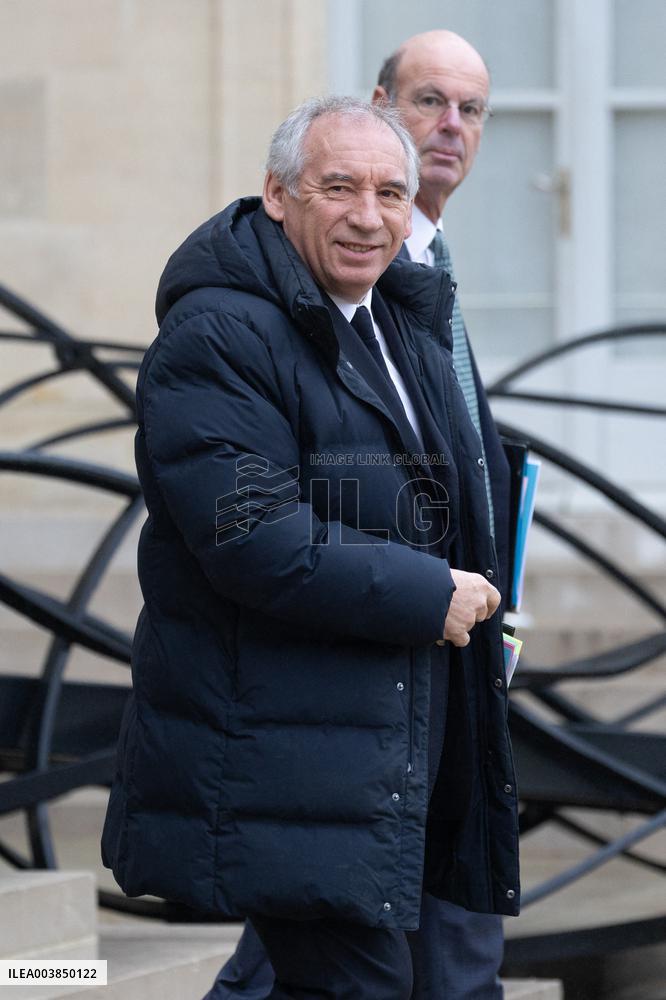 Weekly Cabinet Meeting - Paris