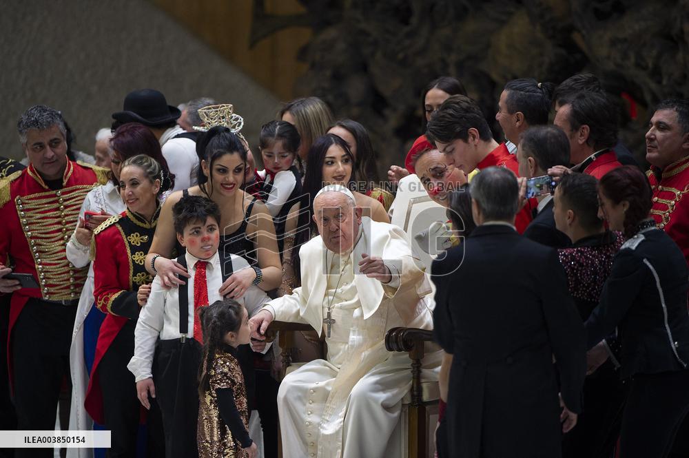 Pope Francis' Weekly General Audience - Vatican