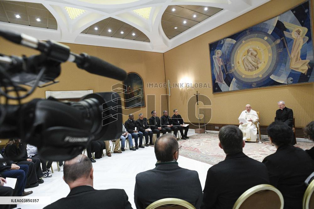 Pope Francis meets the Caritas’ directors of Latin America and Caribbean In Vatican