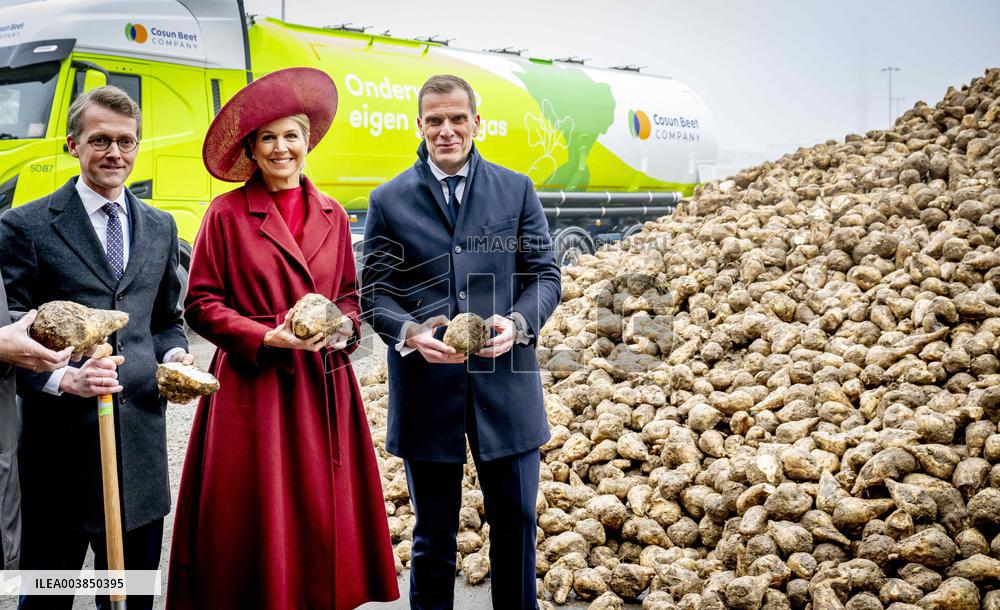 Queen Maxima Visits Royal Cosun - Netherlands