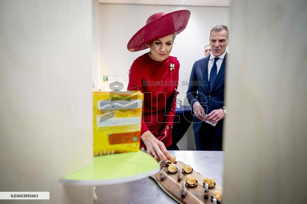 Queen Maxima Visits Royal Cosun - Netherlands