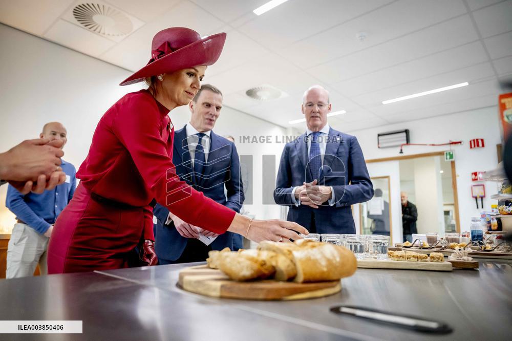 Queen Maxima Visits Royal Cosun - Netherlands