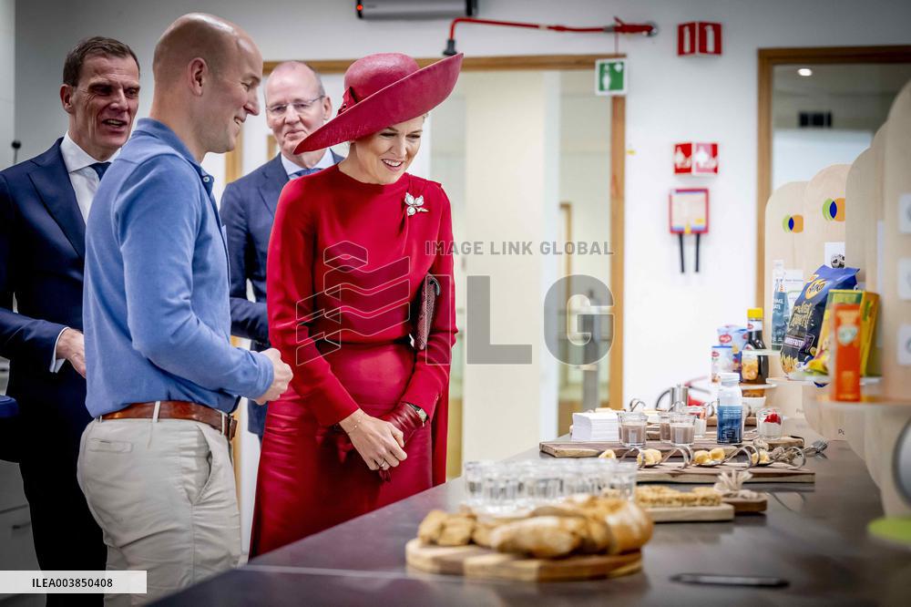Queen Maxima Visits Royal Cosun - Netherlands