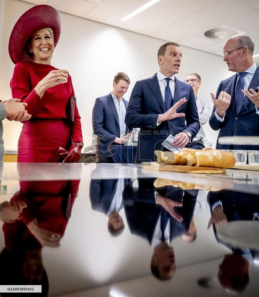 Queen Maxima Visits Royal Cosun - Netherlands